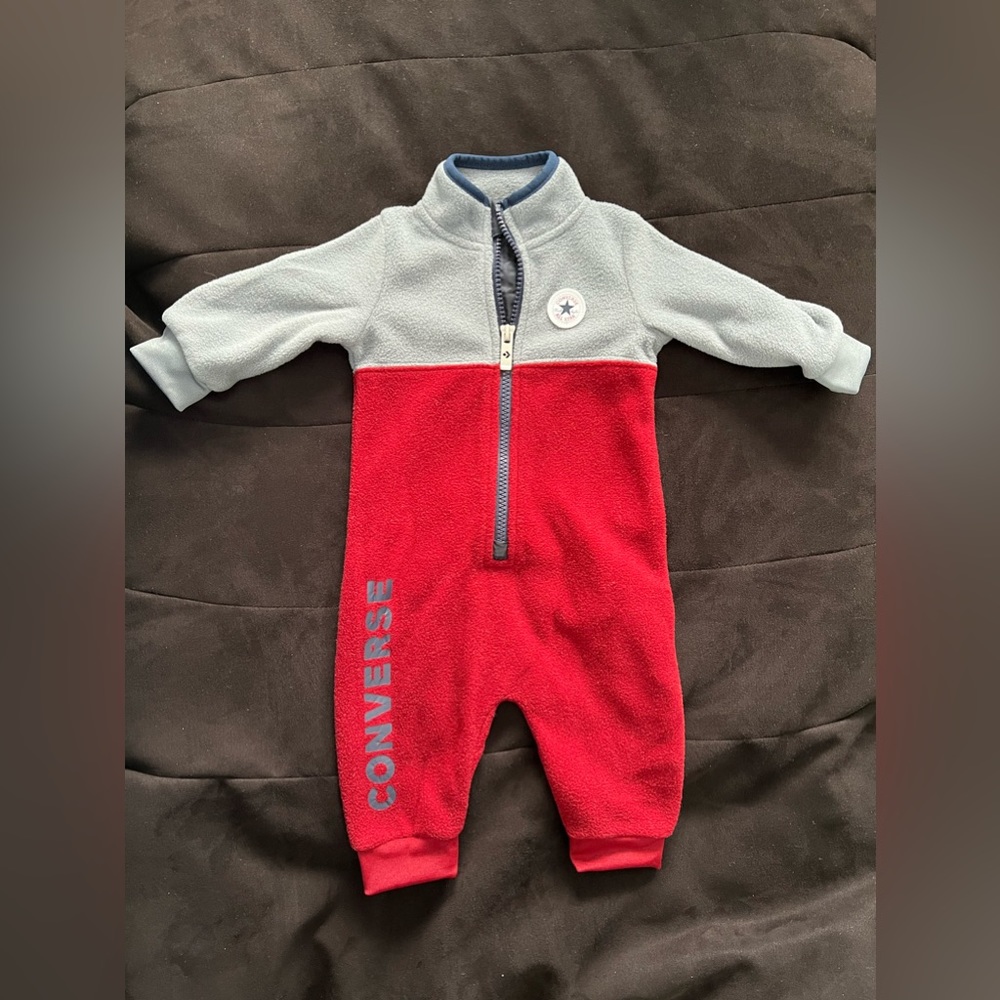 Infant Boys Converse Jumpsuit